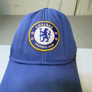 Chelsea Football Club Royal Blue Embroidered Logo Baseball Cap Adult